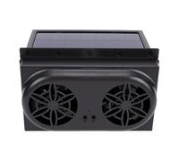 ViaGasaFamido Ventilador de Escape para Ventana con Energía Solar, | Ventilador de Escape Solar USB, Circulación de Aire Disipación de Calor, Extractor Silencioso de Olores y Calor para RV