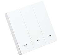 ViaGasaFamido WiFi Interruptor Inteligente, Sin Hub Necesario 100-230V | Control manual, por voz y por aplicación, ABS ignífugo y construcción de PC, protección de circuito antisobretensiones,