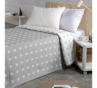 VIALMAN Colcha Bouti Ligera Sofia 10 para Cama de Matrimonio de 180 cm | Colcha Cama 180 | Tamaño Colcha 270 X 270 cm, Color Gris