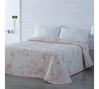 VIALMAN Colcha Bouti Ligera Sofia 20 para Cama de Matrimonio de 150 cm | Colcha Cama 150 | Tamaño Colcha 250 x 270 cm, Color Rosa