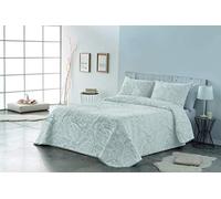 VIALMAN Colcha Bouti Ligero Sofia 29 con un Diseño de Cachemira para Cama Individual de 90 cm | Colcha Cachemir 90 | Colcha Paisley 180x270 cm, Color Blanco