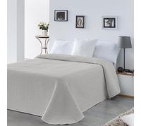 VIALMAN Colcha Bouti Lisa Alba 04 para Cama Individual de 105 cm | Beige | Tamaño 200 x 270 cm