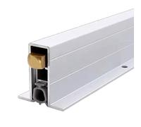 Viaoragiosa Burlete Automatico Puertas Burlete,Automático Burlete para El Espacio Bajo La Puerta,Burlete de Aluminio Abatible Oculto para Puerta,Insonorizado,Que Bloquea Polvo,La Luz Los Roedores