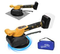 Vibrador Azulejos Inalambrico Con Ventosas Para Azulejos De 100 Kg, Maquina Niveladora De 5 Velocidades Para Suelos Y Paredes, Compatible Con La Batería Dewalt 18v/20v(Sin Bateria)