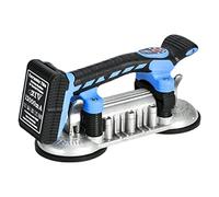 Vibrador de Azulejos, Pavimentadora de azulejos y baldosas Nueva doble ventosa BM18 Vibrador vibratorio placa pared piso alta potencia(Set2)