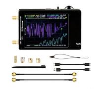 Vibsky Analizador de red vectorial de 50 kHz-27 GHz, probador portátil de mano VNA con pantalla de 28 pulgadas, 1000 mAh para batería, antena RF y prueba de circuitos (sin tarjeta de memoria)