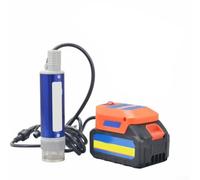 Vibsky Bomba sumergible portátil para DAYI, 40-60 L/min, para agua y diésel, bomba de uso de 21 V CC, cable de 8 pies, manguera de 5 m, altura de cabeza de 4 a 6 m