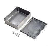 Vibsky Caja de metal de aluminio para prototipos electrónicos, instrumento PCB, proyecto electrónico de bricolaje, con modificaciones personalizadas y opciones de acabado (1590BB (120x95x35mm))