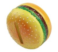 Vibsky Creative - Funda para caja de pañuelos con forma de hamburguesa de resina, soporte para servilletas de pan, decoración del hogar, oficina, interior del coche