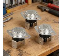Vibsky Kit de interruptor de disco a presión de repuesto Quadra-Fire para Classic Bay CB1200, paquete de 3 sensores de temperatura de metal 145F 200F 250F