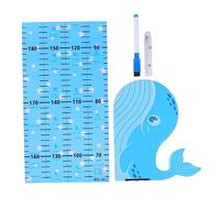 VICASKY 1 Juego De Pegatinas De Altura De Ballena Calcomanías De Pared 3D Tabla De Crecimiento Indicador De Altura Regla De Cinta Para Decoración De Habitación De Niños Y Niñas