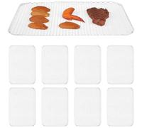 VICASKY 10 Unidades Alfombrilla Desechable para Barbacoa de Aluminio Antiadherente, Malla Resistente para Cocinar al Aire Libre, Adecuado para Carne y Verduras en Picnic o Camping