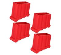 VICASKY Almohadillas Antideslizantes de Goma para Pies de Escalera Extensible Mano, 4 Piezas, Reducción de Ruido y Estabilidad Mejorada para Mejoras del Hogar