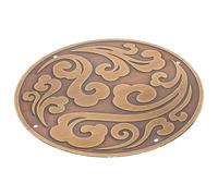 VICASKY Aplique de Latón para Muebles de Estilo Chino Clásico, 11cm, Acabado en Bronce, Adecuado para Decoración de Cocina y Comedor Toque Noble