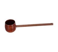 VICASKY Cucharón de Agua de Madera Mango Largo Ergonómico, Pala Práctica para Cocina y Jardín, Diseño Retro Cómodo para Uso en Hogar y Restaurante