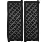 VICASKY Funda Negra para Reposabrazos de Silla de Oficina y Gaming | Tejido Suave, Instalación Rápida y Retirada Sencilla, Patrón Aleatorio, para Silla de Ordenador y Oficina