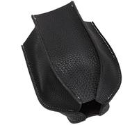 VICASKY Funda Protectora Reutilizable y Plegable para Tanque de Gas de Cuero PU Negro para Almacenamiento, Adecuado para Picnic y Uso al Aire Libre