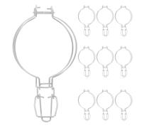 VICASKY Hebilla de Alambre para Cierre de tarros y frascos, 10 Piezas de Acero Inoxidable, diseño Elegante y Resistente, aptas para Almacenamiento doméstico y Uso en gastronomía