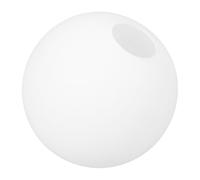 VICASKY Pantalla de Repuesto Globo de Vidrio Esmerilado Blanco, Orificio 3 | Lámpara de Pared y Aplique, Acabado Minimalista, Superficie Fácil de Limpiar, Luz Suave