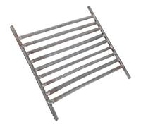 VICASKY Rejilla de Estufa de Leña de Acero Resistente para Interior y Exterior, Portátil y Resistente Deformación, Accesorio Esencial para Chimeneas y Barbacoas