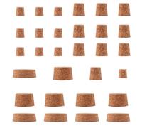VICASKY Tapones de Corcho para Vino Set de 30 Piezas, Accesorios para Vino Tapa de Sellado, Ideales para Conservar Botellas y Evitar Derrames