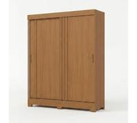 Vicawu Armario Ropero Auror - Natural Roble Canela/Beige