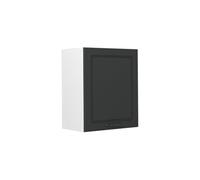 Vicco Armario Colgante R-Line, Antracita casa de Campo/Blanco 50 cm | Frente de MDF · 1 Estante · Profundidad - 31 cm · Libremente combinable · ✓ Espacio de almacenamiento práctico