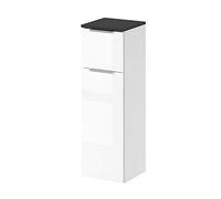 Vicco Armario de baño Mediano Otis, Blanco Alto Brillo, 30 x 95 cm, para Almacenamiento en el baño combinable con la Serie Otis