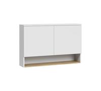 Vicco Armario de baño Viktor, Blanco/Roble Artesanal, 93.6 x cm