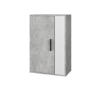 Vicco Armario de Pared Berno, Hormigón/Blanco, 50.1 x 78.4 cm