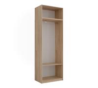 Vicco Armario Elmo, Sonoma, 80 x 40 cm Lote de 2para Guardar de Forma Flexible Varias Prendas
