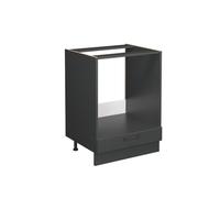 Vicco Armario para Horno Empotrado Fame-Line, Gris Oscuro, 60 cm | Frente de MDF · Sin encimera · Patas regulables en altura · Tiradores de metal · Fácil integración ✓