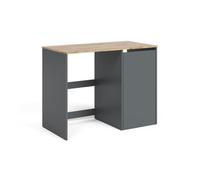 Vicco Armario para Lavadora Viktor Antracita/Roble Dorado 113.6x88.2 cm | con armario para el fregadero