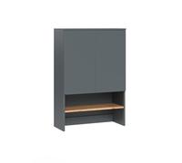 Vicco Armario para Lavadora Viktor, Antracita/Roble Dorado, 68 x 100.4 cm | para almacenamiento que ahorra espacio sobre la lavadora