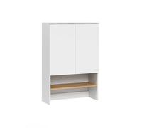 Vicco Armario para Lavadora Viktor, Blanco/Artesano, 68 x 100.4 cm | para almacenamiento que ahorra espacio sobre la lavadora