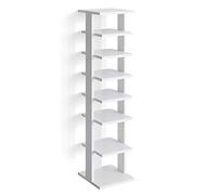 Vicco Armario para zapatos Sara, Blanco, 26.7 x 110 cm | apto para guardar zapatos y accesorios