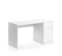 Vicco Escritorio Ruben, Blanco, 140 x 65 cm | combinable con otros muebles de la serie Ruben