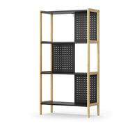 Vicco Estantería de pie Elvia, Negro, 63 x 120 cm