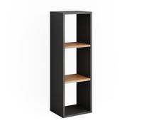 Vicco Estantería de pie Orlando, Antracita/Roble Dorado, 30 x 90.5 cm