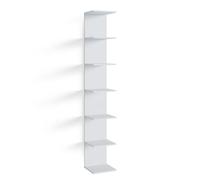 Vicco Estantería Pared Infantil Paolo Blanco 30x190 | Con 6 compartimentos abiertos, apto para montaje en pared para soluciones de almacenamiento flexibles