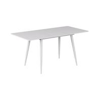 Mesa de comedor Vicco Beaver Blanco 120-160 x 80 cm Extensible, Model 58501