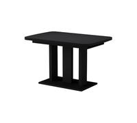 Vicco Mesa de Comedor Fenaro, Negro, 120-160 x 80 cm
