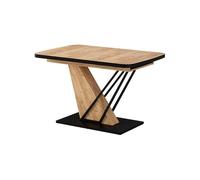 Vicco Mesa de Comedor Fenaro, Roble Dorado, 120-160 x 80 cm