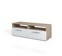 Vicco Mueble bajo para TV Diego, Sonoma, 95 x 38 cm | apto como soporte de TV con estantes abiertos