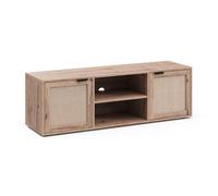 Mueble bajo para TV Vicco Elven Roble 135 x 43.5 cm con 2 puertas, Model 59351