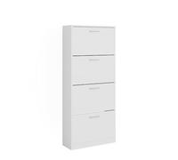 Vicco Mueble zapatero Gizmo, Blanco, 59 x 137 cm