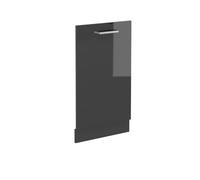 Vicco Panel Frontal del lavavajillas R-Line, Antracita Alto Brillo, 45 cm | Para lavavajillas totalmente integrado 45 cm · Sin encimera · A juego con el frente de cocina · Libremente combinable