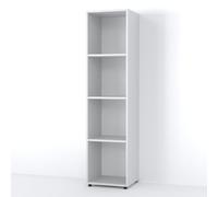 Vicco Separador de ambientes Ludus, Blanco, 142.5 x 36.2 cm | para almacenar y exhibir libros y cajas