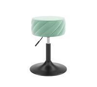 Vicco Taburete "Cherio", Verde menta 35 x 50.5 cm | apto como asiento para tocador o mesa de maquillaje