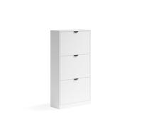 Vicco Zapatera abatible Gizmo, Blanco, 59 x 112 cm | con 3 compartimentos
